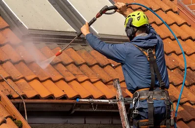 Démoussage et hydrofuge de toiture à Lamagdelaine